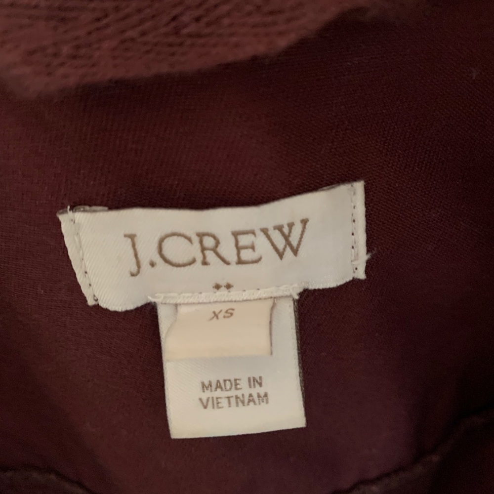 J crew maroon jacket - size xs - Picture 2 of 3